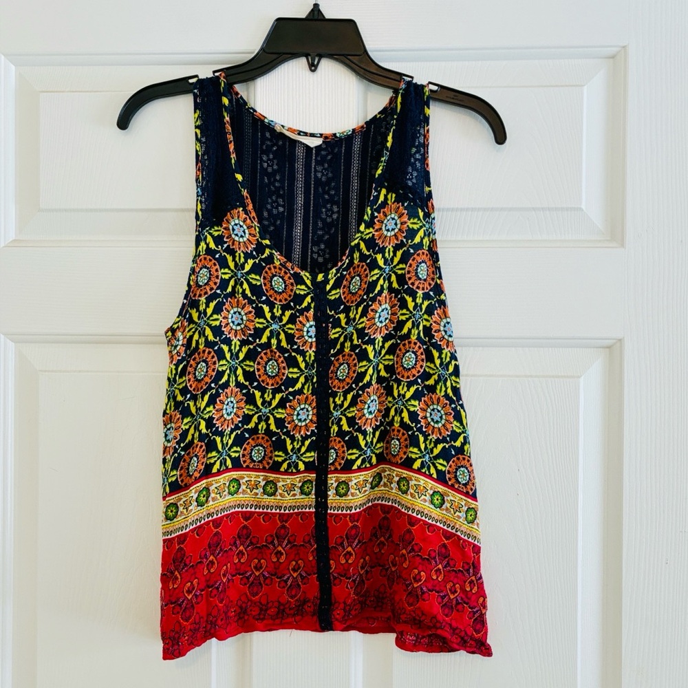 🆕 2/19 Elodie Boho Style Multicolor Floral Tank Top